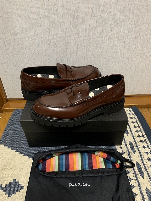 28 新品 Paul Smith BYRON レザー ローファー ポールスミス_画像1