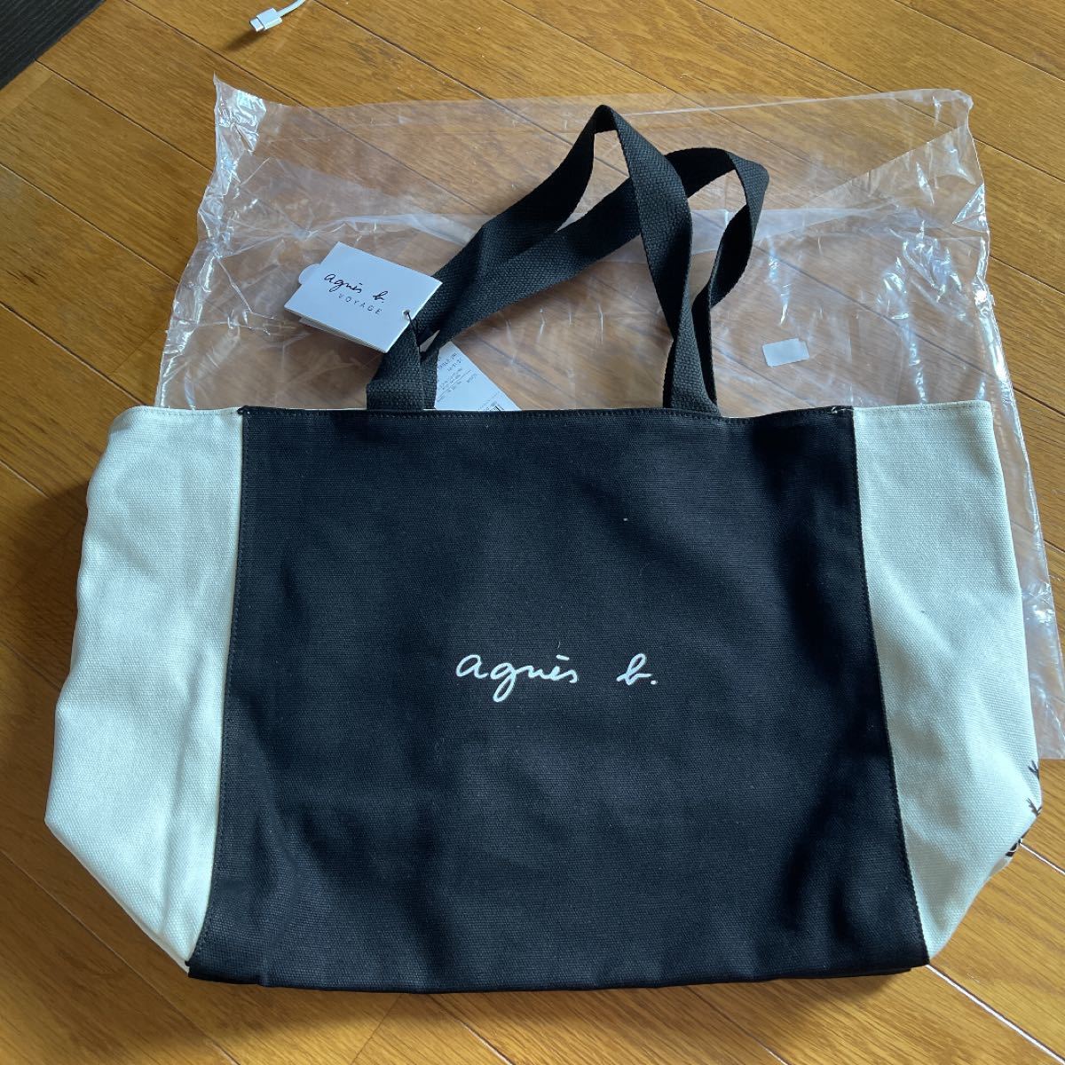 agnes b アニエスベー リバーシブル トートバッグ海外輸入品