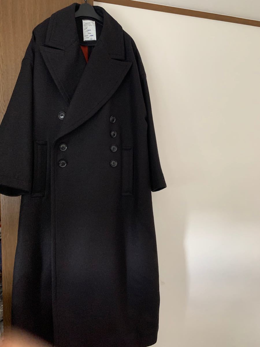 シャリーフ オーバーサイズ ロングコート ブラック 完売品 20aw 
