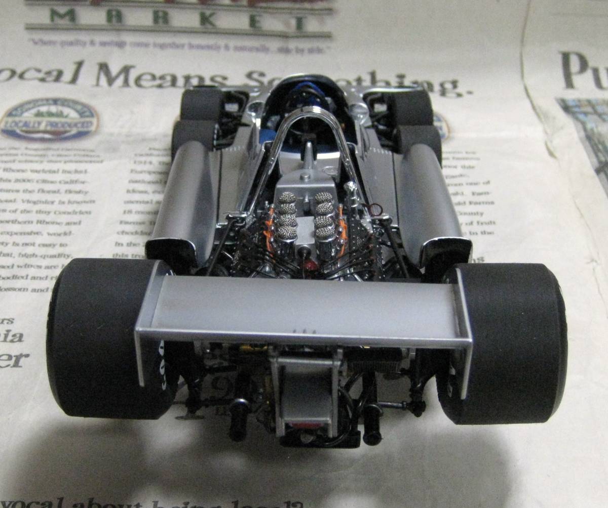 * ultra rare out of print *EXOTO*1/18*1976 Tyrrell Ford P34 Aluminum Finish* aluminium ≠BBR