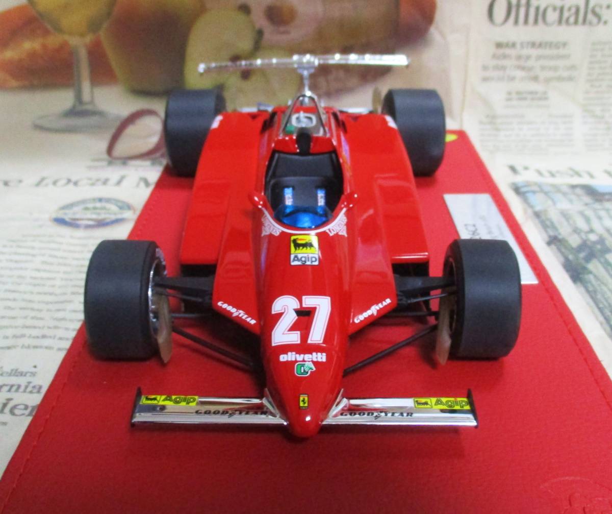 * ultra rare out of print * world 200 pcs *BBR*1/18*Ferrari 126 C2 #27 1982 US GP *Gilles Villeneuve≠MR