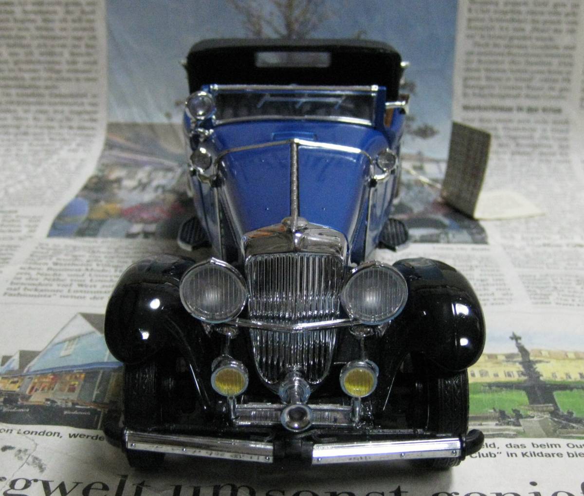 ☆レア絶版*フランクリンミント*1/24*1933 Duesenberg J Convertible Victoria ブルー - フランクリン・ミント ☆レア絶版*フランクリンミント*1/24*1933 Duesenberg J Convertible Victoria ブルー - フランクリン・ミント