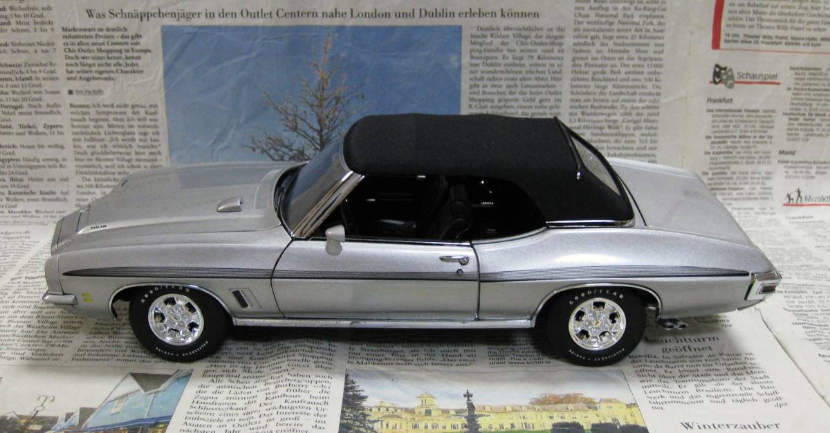 ★激レア絶版*GMP*1/18*1972 Pontiac Le Mans Sport Convertible シルバー≠EXOTO_画像5