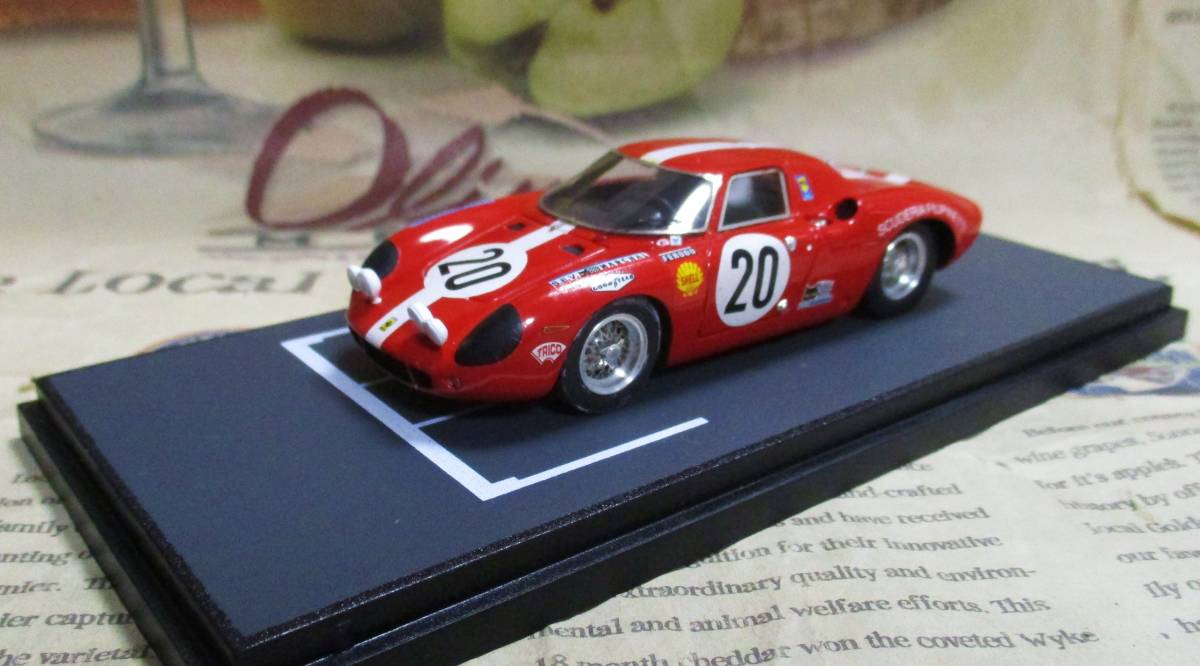 ★レア絶版★BBR*1/43*Ferrari 250 LM #20 1968 Le Mans 24h*フェラーリ≠MR