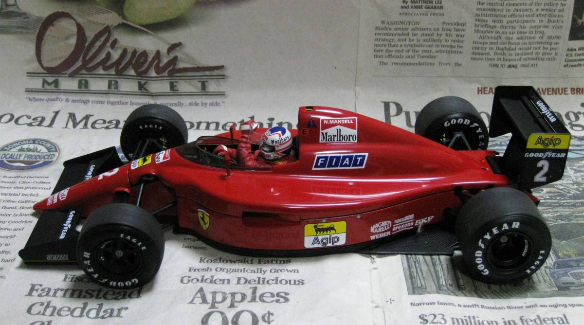 ☆激レア絶版☆EXOTO*1/18*Ferrari 641/2 #2 1990 Portuguese GP*Nigel