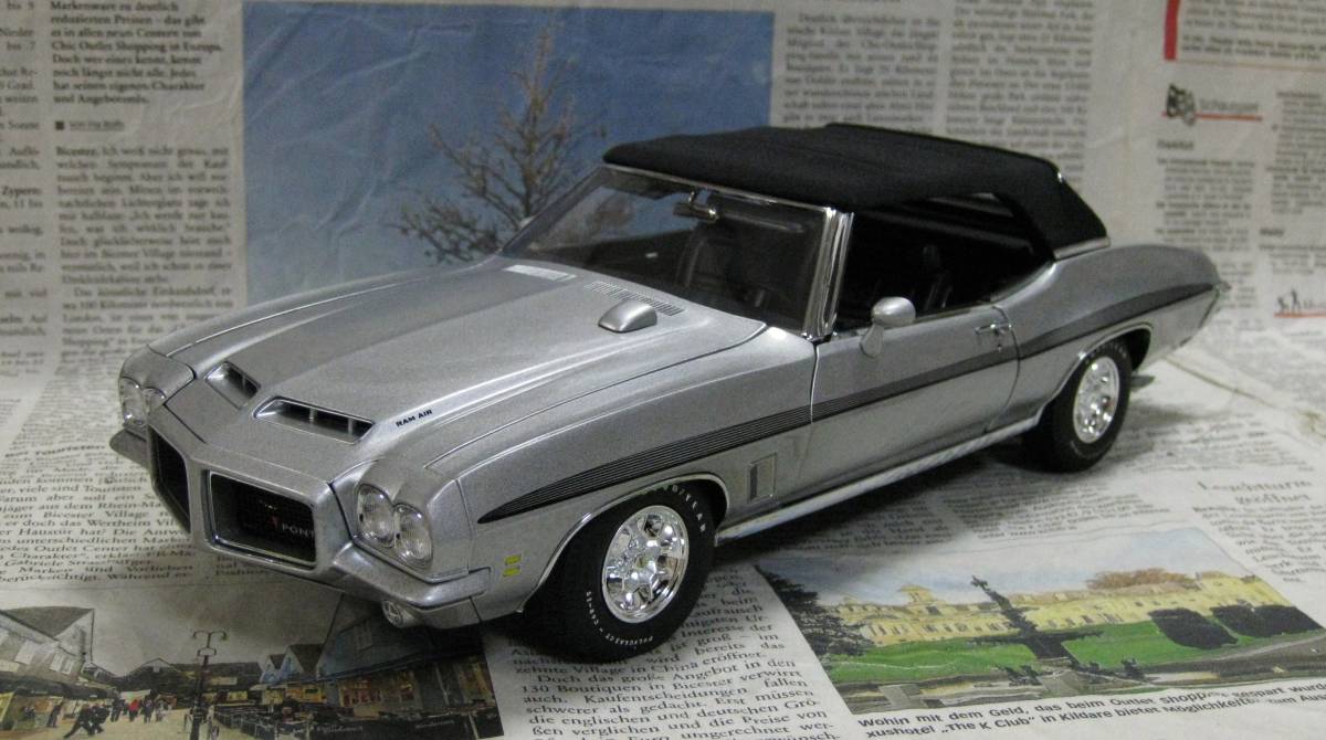 ★激レア絶版*GMP*1/18*1972 Pontiac Le Mans Sport Convertible シルバー≠EXOTO_画像1