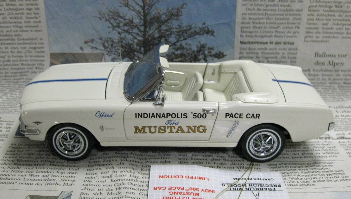☆激レア絶版*フランクリンミント*1/24*1964 Ford Mustang Convertible
