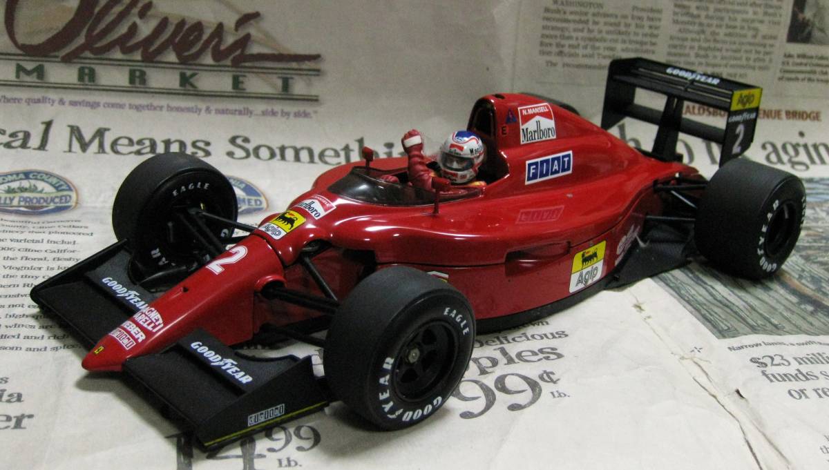 ☆激レア絶版☆EXOTO*1/18*Ferrari 641/2 #2 1990 Portuguese GP*Nigel