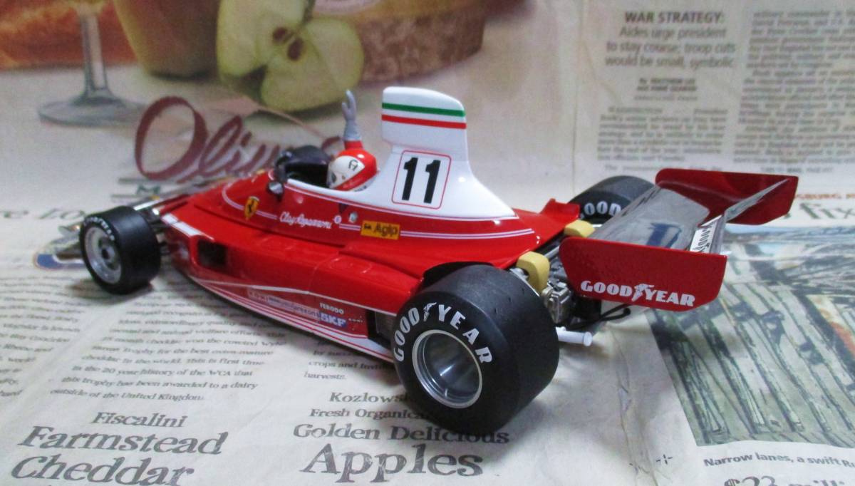 * очень редкий распроданный *EXOTO*1/18*1975 Ferrari 312T #11 1975 Italian GP*Clay Regazzoni* Ferrari 