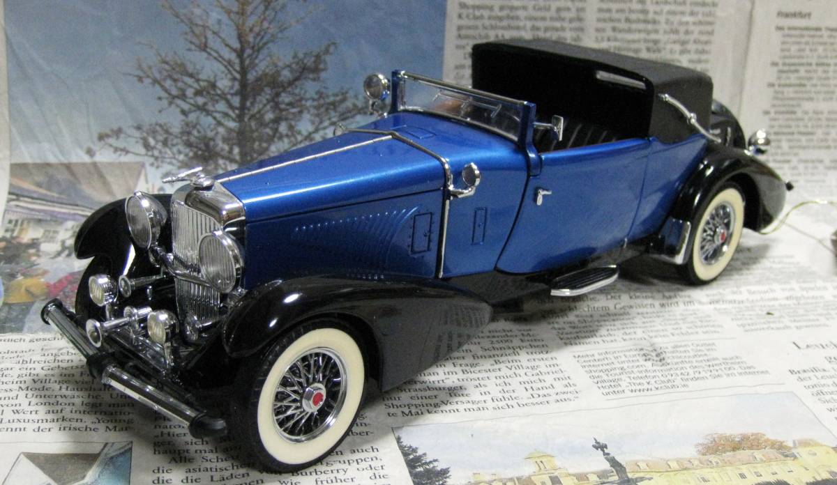 ☆レア絶版*フランクリンミント*1/24*1933 Duesenberg J Convertible Victoria ブルー - フランクリン・ミント ☆レア絶版*フランクリンミント*1/24*1933 Duesenberg J Convertible Victoria ブルー - フランクリン・ミント
