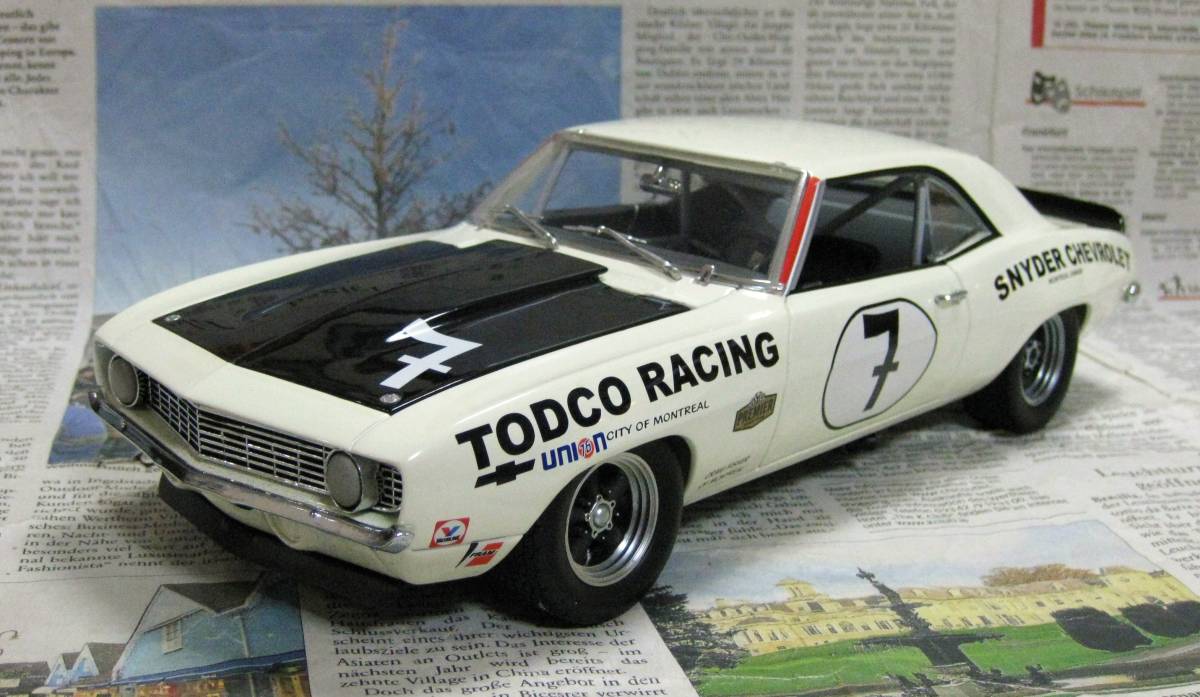 * rare out of print *GMP*1/18*1969 Chevrolet Camaro Trans Am #7 TODCO