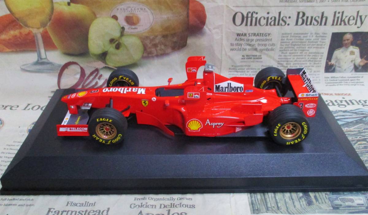 ★激レア絶版*BBR*1/20*Ferrari F300 #3 X-Wing 1998 San Marino GP*Michael Schumacher*フェラーリ_画像5