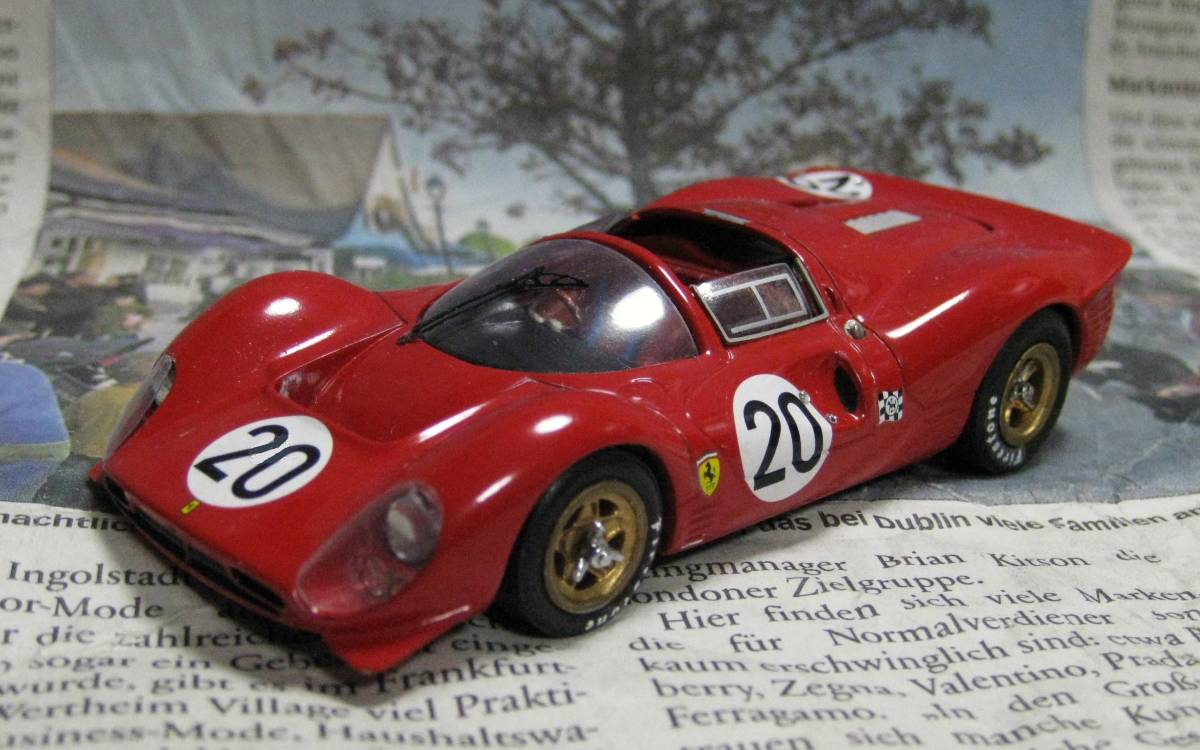 *絶版*完成品*ANNECY/AMR*1/43*Ferrari 330P4 Spyder #20 1967 Le Mans 24h*フェラーリ≠BBR,MR