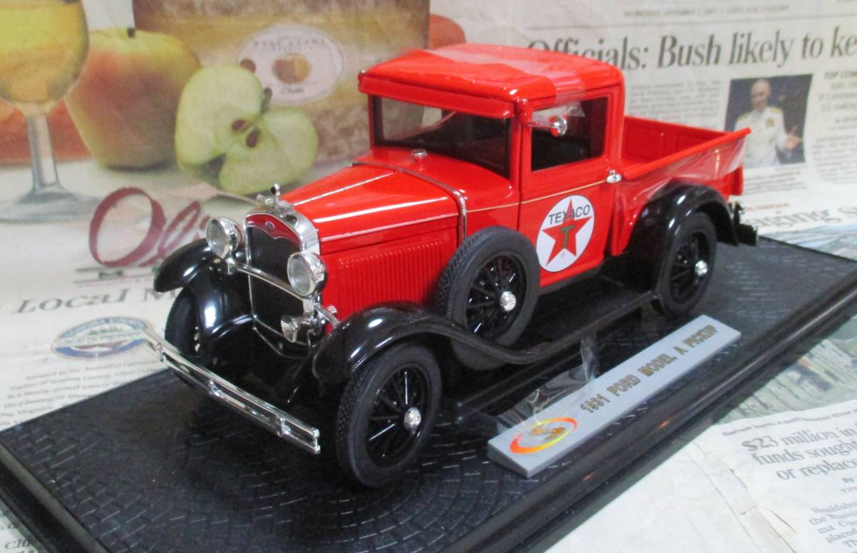 ★激レア絶版★Signature Models*1/18*1931 Ford Model A Pickup - Texaco≠フランクリンミント