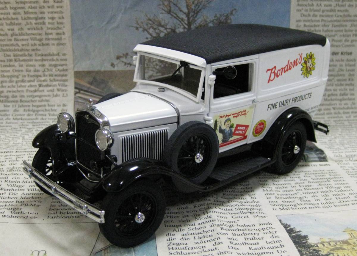 *絶版*ダンバリーミント*1/24*1931 Ford Panel Delivery Truck - Borden's Milk