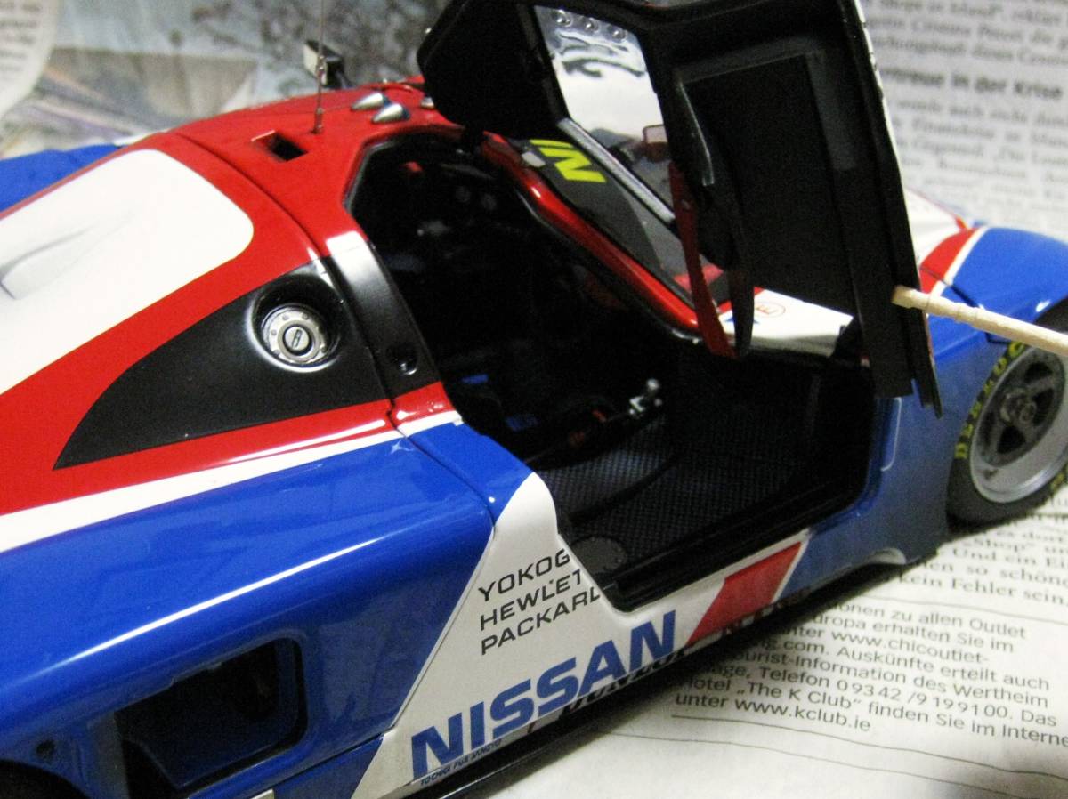 * rare out of print *EXOTO*1/18*1989 Nissan R89C #24 1989 Le Mans 24h* Nissan Le Mans 