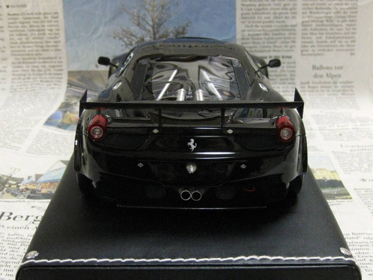 ☆世界30台☆MR*1/18*Ferrari 458 Italia GT2 グロスブラック