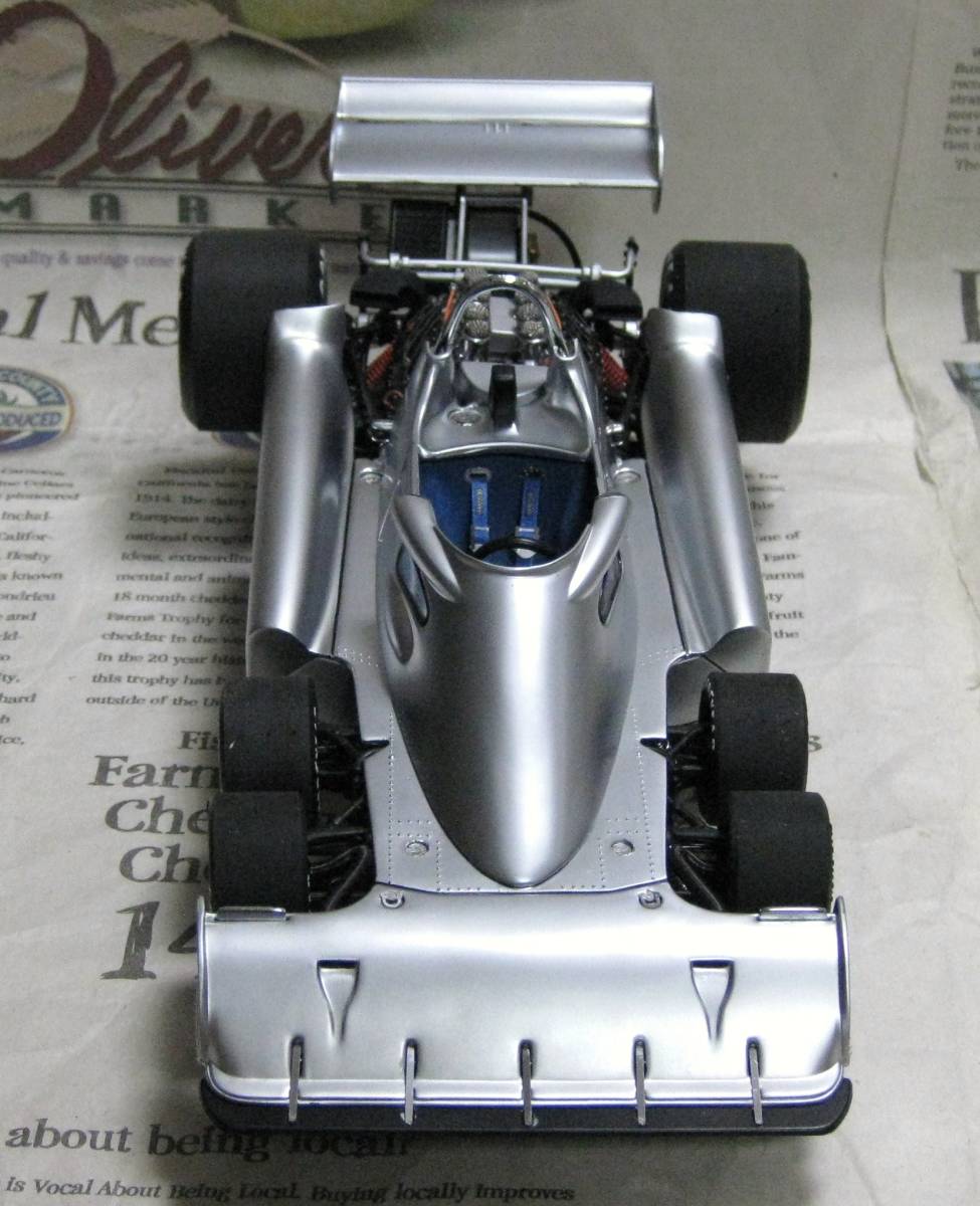 * очень редкий распроданный *EXOTO*1/18*1976 Tyrrell Ford P34 Aluminum Finish* aluminium ≠BBR