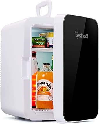 ブラック AstroAI 冷蔵庫 小型 ミニ冷蔵庫 小型冷蔵庫 冷温庫 0 ℃~60℃ 10L 化粧品 小型でポータブル 家庭 _画像1