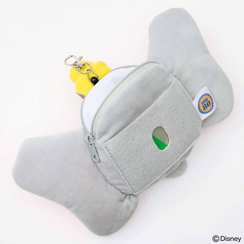 [mini 2021 year 11 month number appendix ] Dumbo reel attaching soft toy face pouch ( unopened goods )