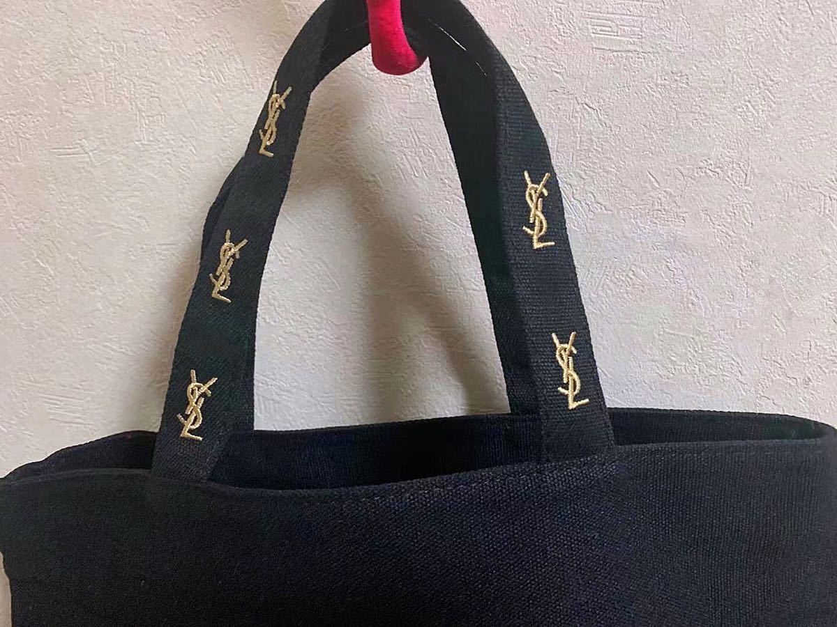 Yves Saint Laurent　イヴ・サンローラン ロゴ刺繍トートバッグ