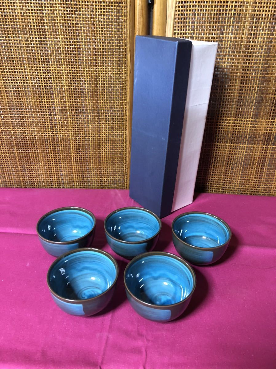 好評大特価 ヤフオク! - 京焼・清水焼 組湯呑 紫翠紋・縞(しすいもん
