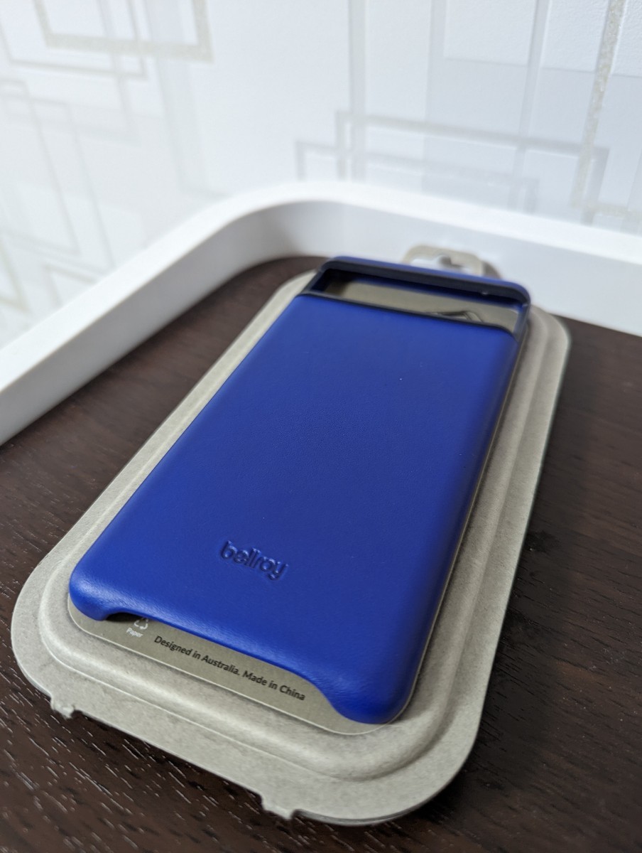 Google Pixel 6 用 Bellroy レザーケース　Cobalt