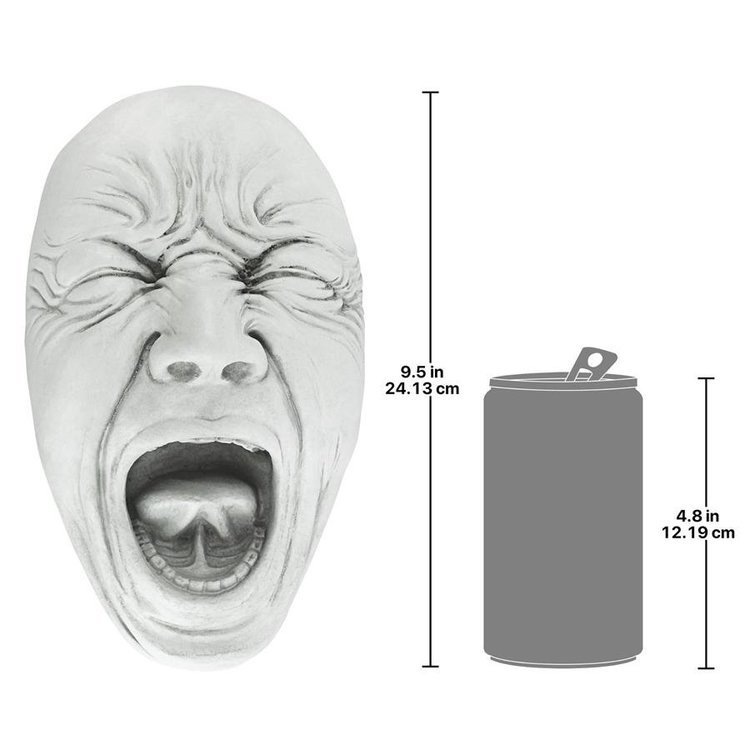 ヤフオク 西洋彫刻 泣き叫ぶサイモン 叫びの表情 仮面マス