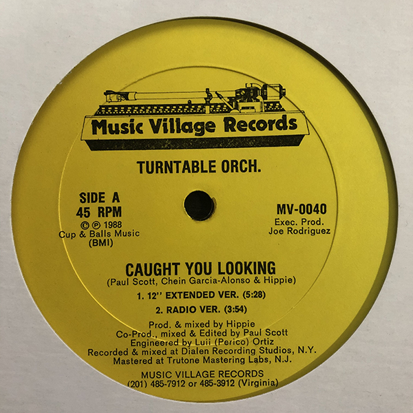 Turntable Orch. / Caught You Looking [Music Village Records MV-0040] _画像1