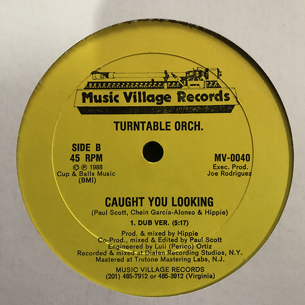 Turntable Orch. / Caught You Looking [Music Village Records MV-0040] _画像2