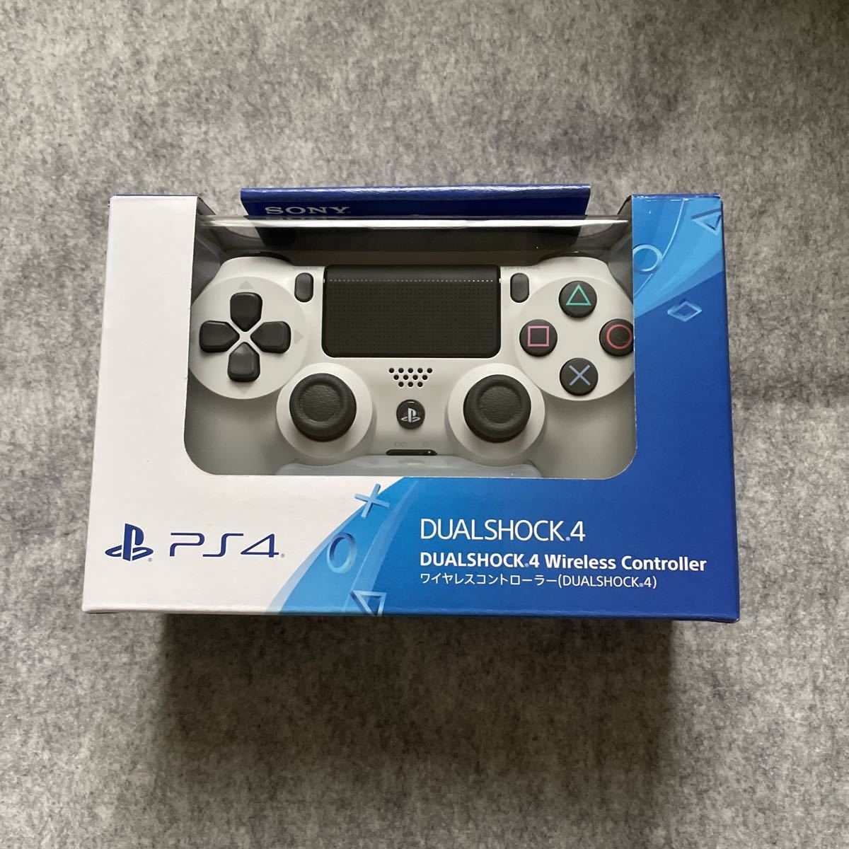 【PS4】純正 ワイヤレスコントローラー (DUALSHOCK 4) グレイシャー・ホワイト (CUH-ZCT2J13) 保証あり