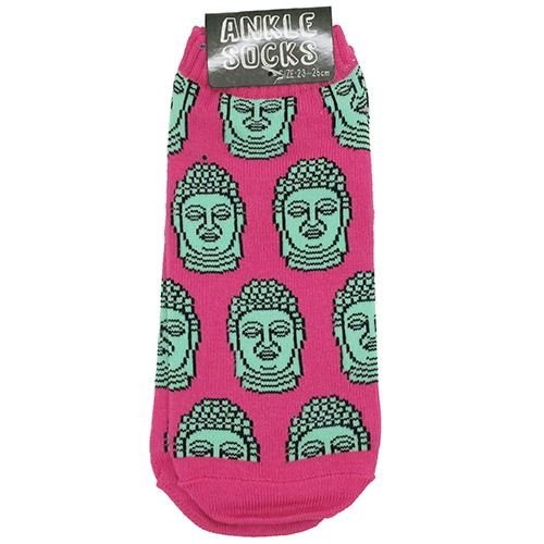 Buddha 男女兼用靴下 アンクルソックス オクタニコーポレーション メンズ レディース かわいい グッズ