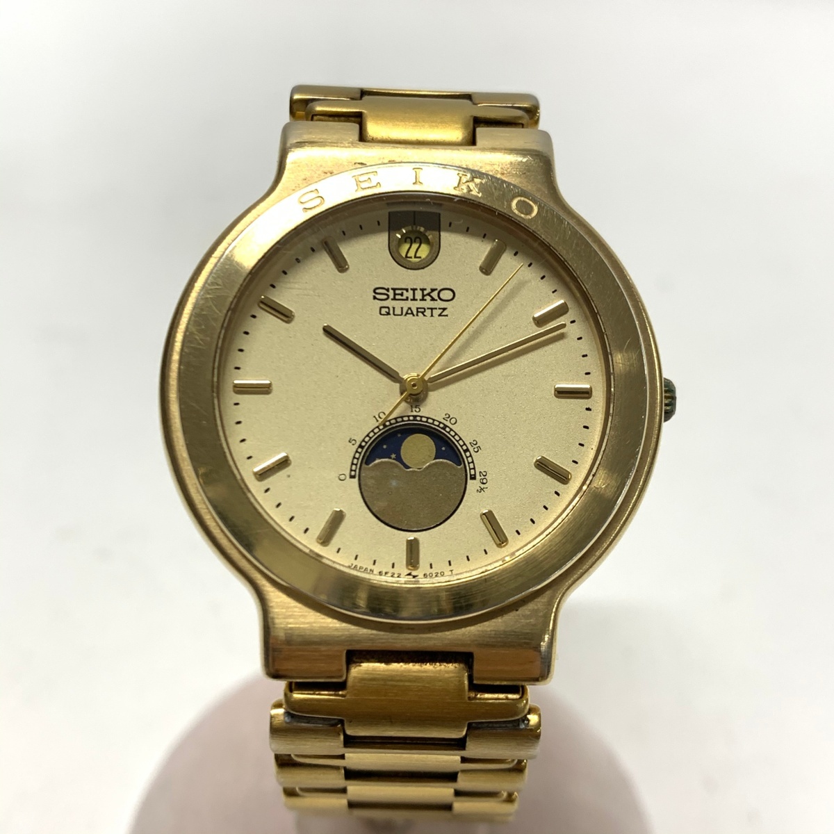 ヤフオク! - 【動作未確認】SEIKO 6F22-6010 メンズ腕時計 ゴ...