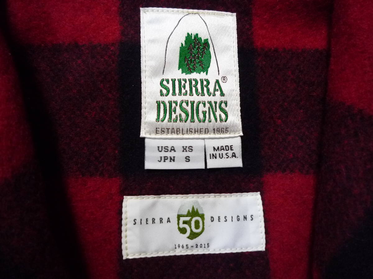 [ new goods ]SIERRA DESIGNS( Sierra Design )50 anniversary commemoration * wool * long * mountain parka *rokyon* tongue ( khaki color )*S* American made 