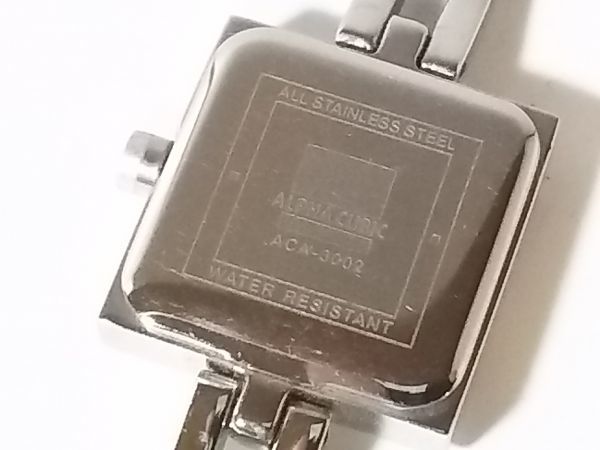 ALPHA CUBIC アルファ キュービック ACA-3002 腕時計 レディース_画像5