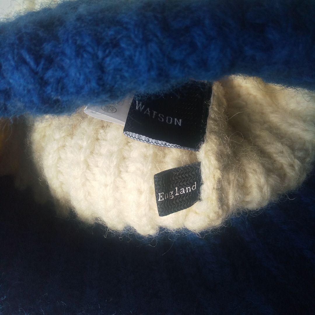 DENHAM THE JEANMAKER JAPAN вязаная шапка Британия производства шерсть 100%ten ветчина прекрасный товар 