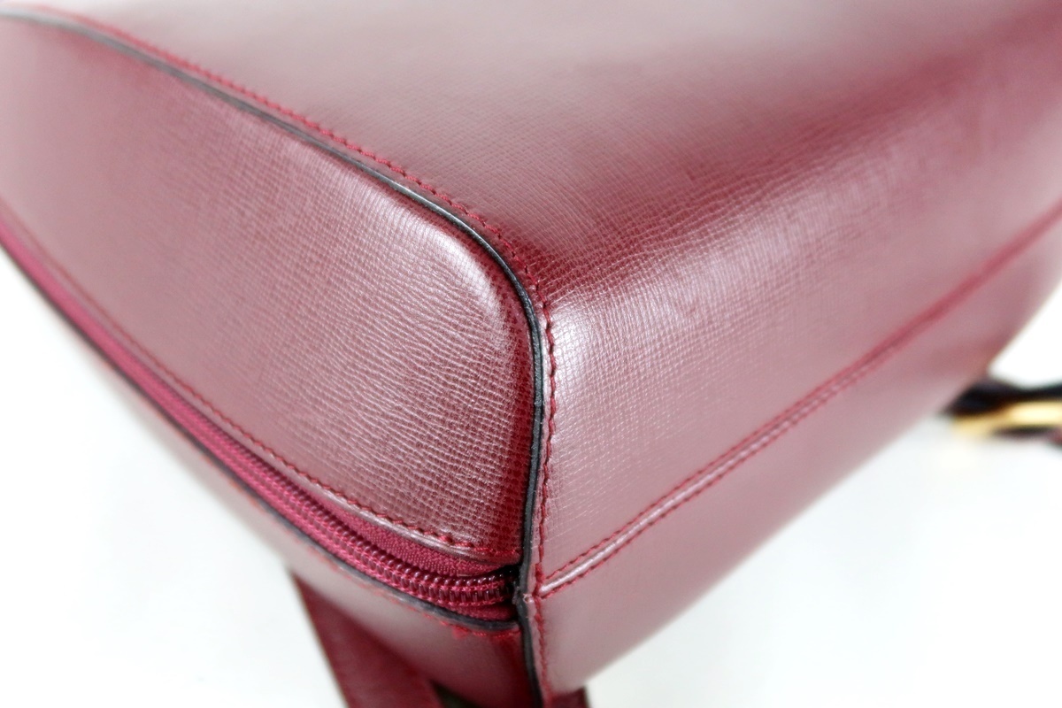 美品】Cartier カルティエ マストライン 2C ボルドー リュックサック