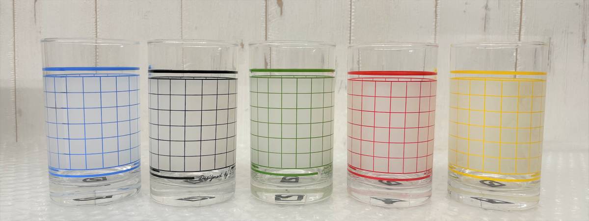 RETRO Showa Retro collection pierre cardin Pierre Cardin SASAKI GLASS Sasaki glass tumbler glass glass 5 point .. design 