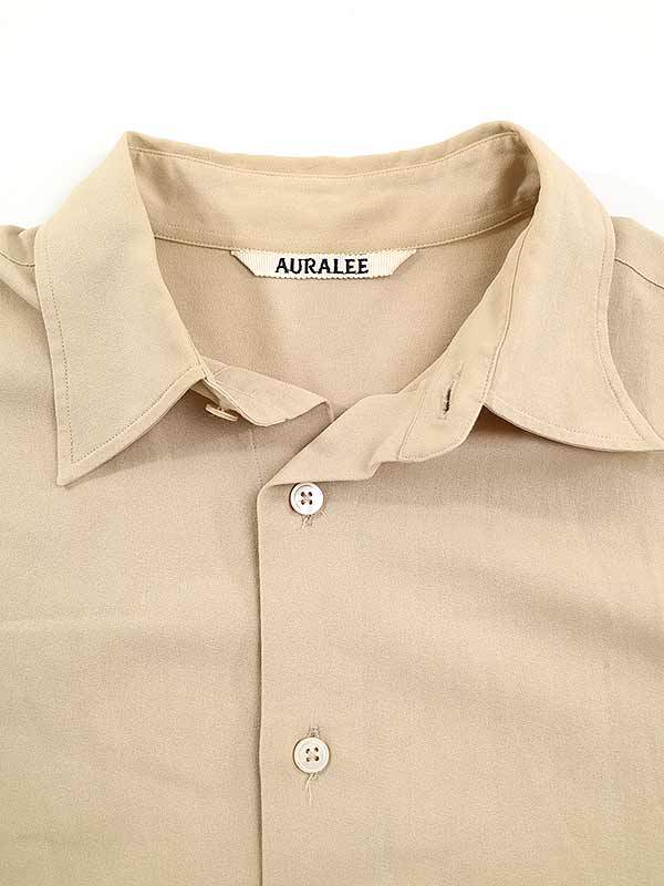 AURALEE オーラリー 20SS SHUTTLE GEORGETTE CLOTH SHIRTS レギュラー