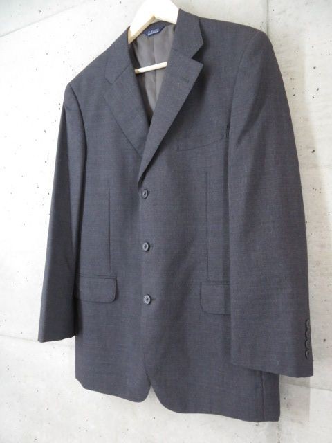 0290ｍ122◆美品です◆Ralph Lauren ラルフローレン 3ボタン シングルジャケット 180/ブレザー/テーラード/トラッド/ビジネス/グレー系_画像2