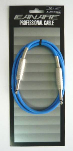 CANARE guitar cable Canare shield G01-1m Blue 1M new goods!