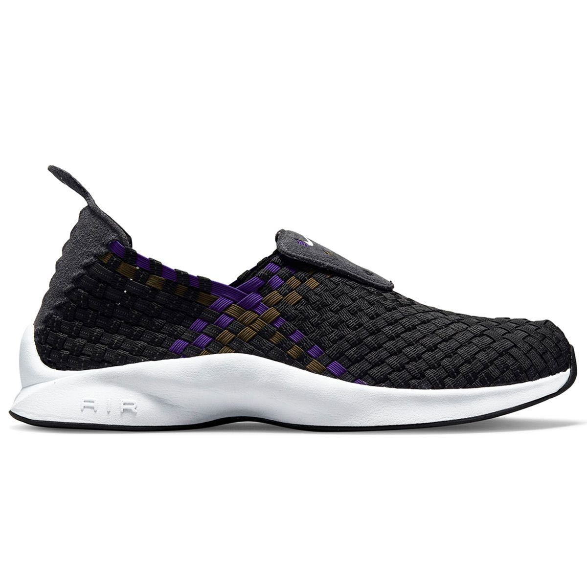 NIKE AIR WOVEN BLACK WHITE-COURT PURPLE 27.0 新品未使用品ナイキの画像3