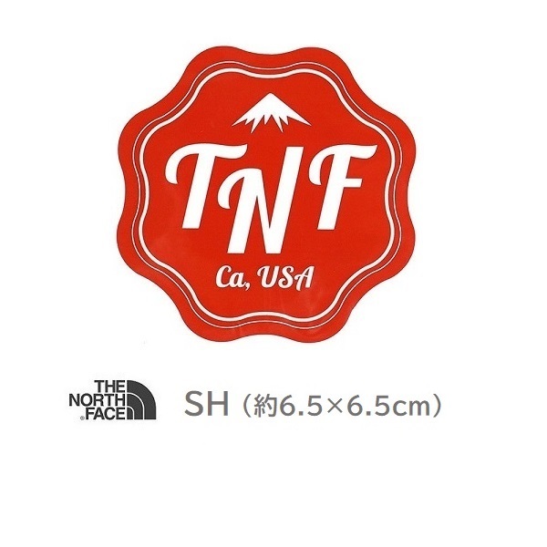 TNF Print Sticker NN32229 SH ノースフェイス ステッカー 新品 PVC 防水_画像1