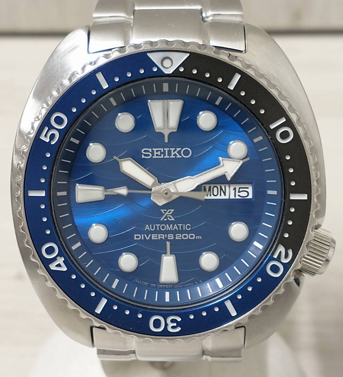 SEIKO PROSPEX SBDY031 4R36-07E0 自動巻 ダイバースキューバ 青文字盤 セイコー プロスペックス