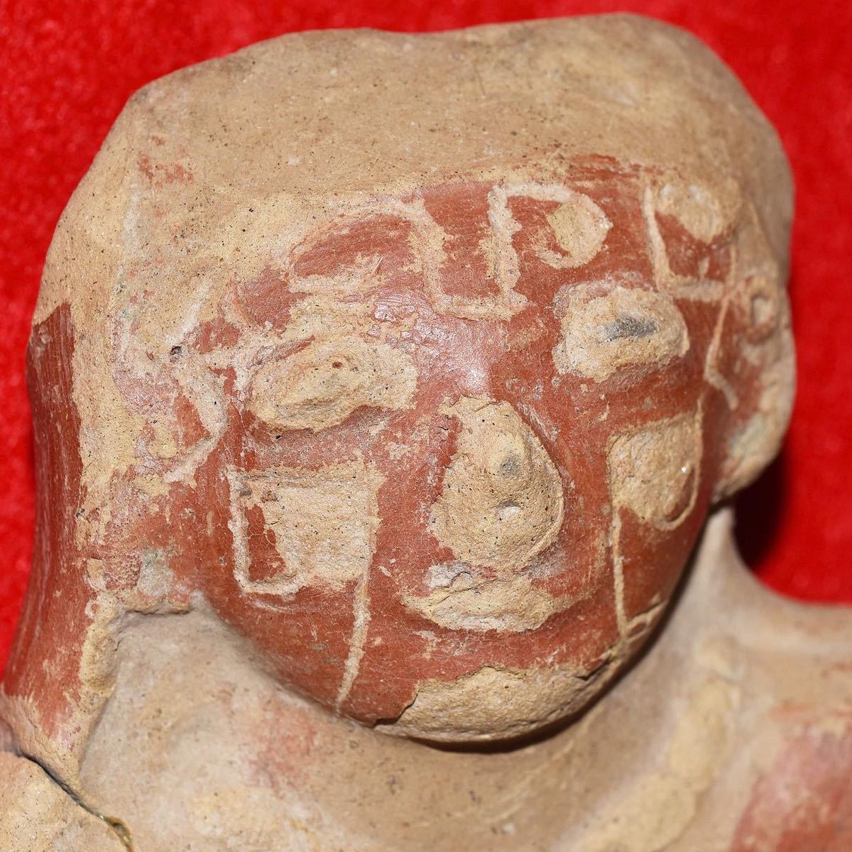 贈答 紀元前3-後6世紀ハマ=コアケ文化 陶製女神像 エクアドル出土 先 