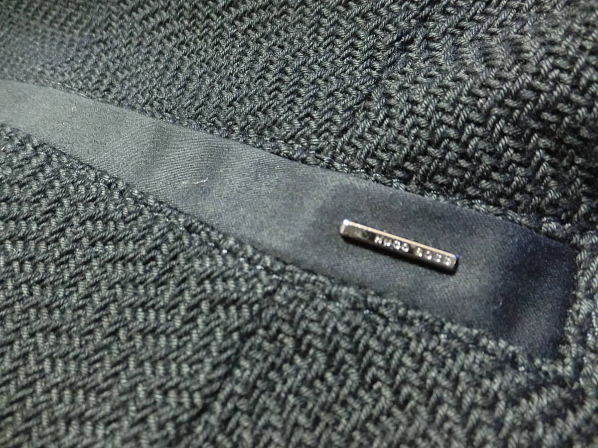 HUGO BOSS　ヒューゴボス テーピング　ノーカラー　スカート　セットアップスーツ　ブラック　４０/３８_画像6