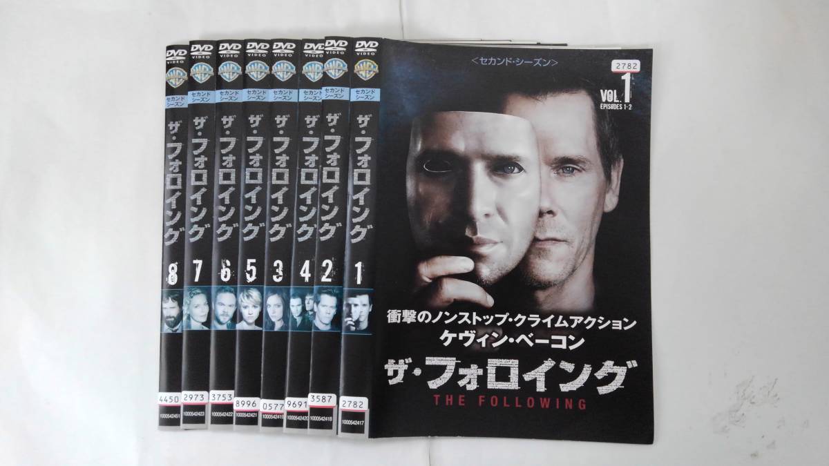 Y9 02980 - ザ・フォロイング セカンドシーズン 全8巻 ケヴィン・ベーコン DVD 送料無料 レンタル専用 吹替有_画像1