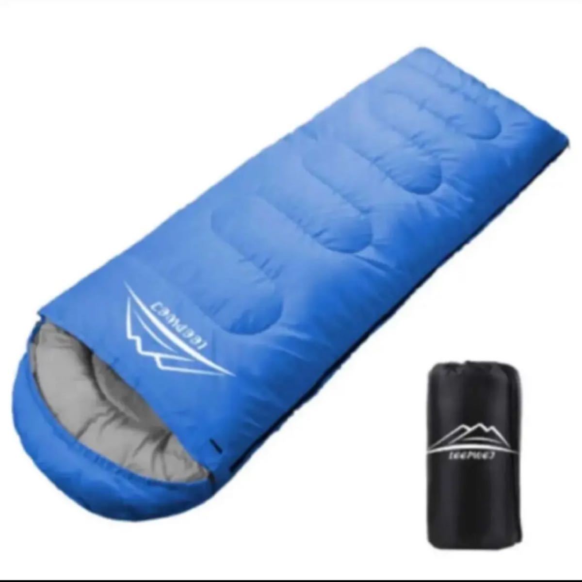 [最新版]寝袋封筒型保温 210T防水シュラフ 登山 車中泊 防災用 丸洗い可能