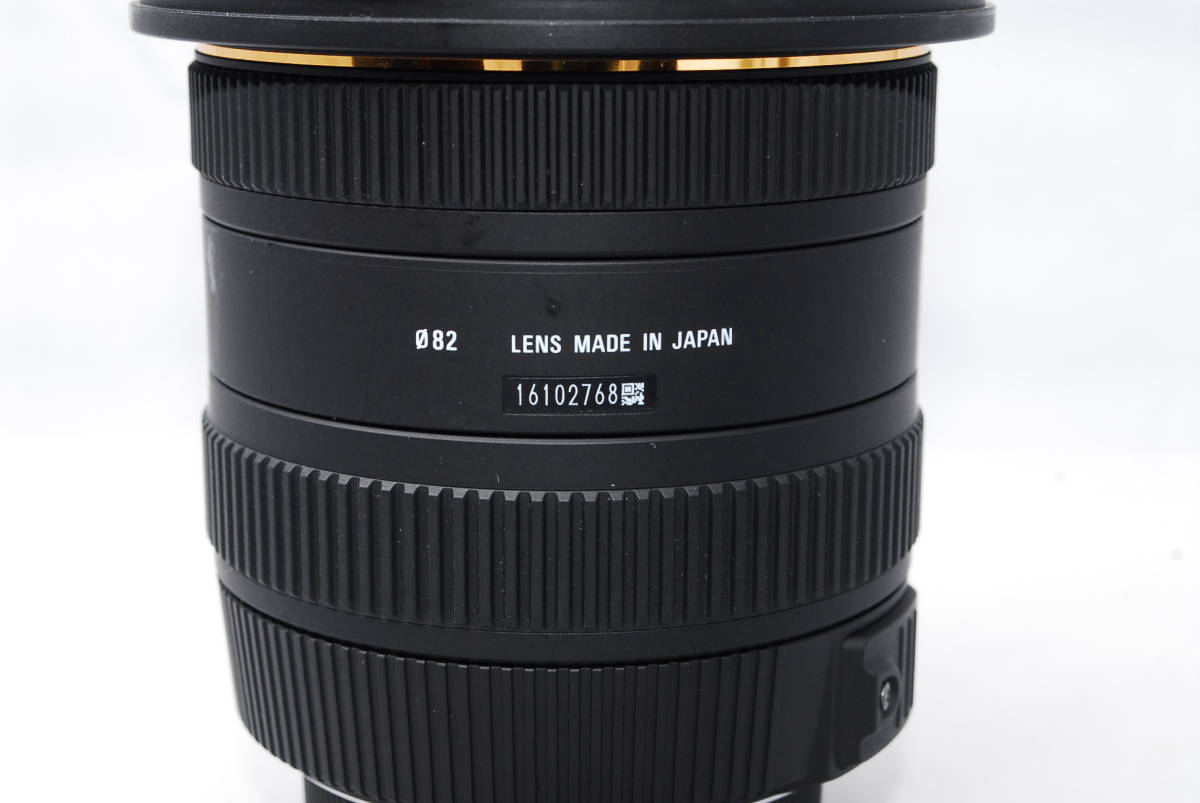 ◆美品◆ シグマ SIGMA 10-20mm F3.5 EX DC HSM レンズ 超広角 ニコン用 ★動作確認済み★ コンディション良好！_画像10