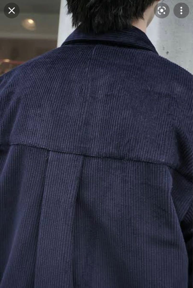 送料込み◆美品 1LDK 購入 ANCOR OVERSHIRT OCTAVE Navy Blue Velvet アンカー オーバーシャツ コーデュロイ ジャケット 42,900円